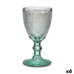 Verre points transparent turquoise verre 240 ml 6 unites _7604. Bienvenue sur DIAYTAR COTE D'IVOIRE - Là où Chaque Objet a une Âme. Plongez dans notre catalogue et trouvez des articles qui portent l'essence de l'artisanat et de la passion.