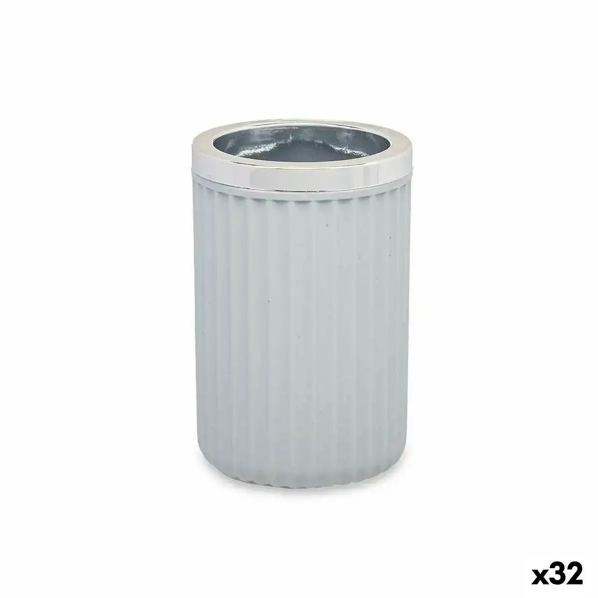 Verre support pour brosses a dents gris plastique 32 unites 7 5 x 11 5 x 7 5 cm _7080. DIAYTAR COTE D'IVOIRE - Là où la Diversité Rencontre la Qualité. Parcourez notre gamme complète et trouvez des produits qui incarnent la richesse et l'unicité du Côte d'Ivoire.