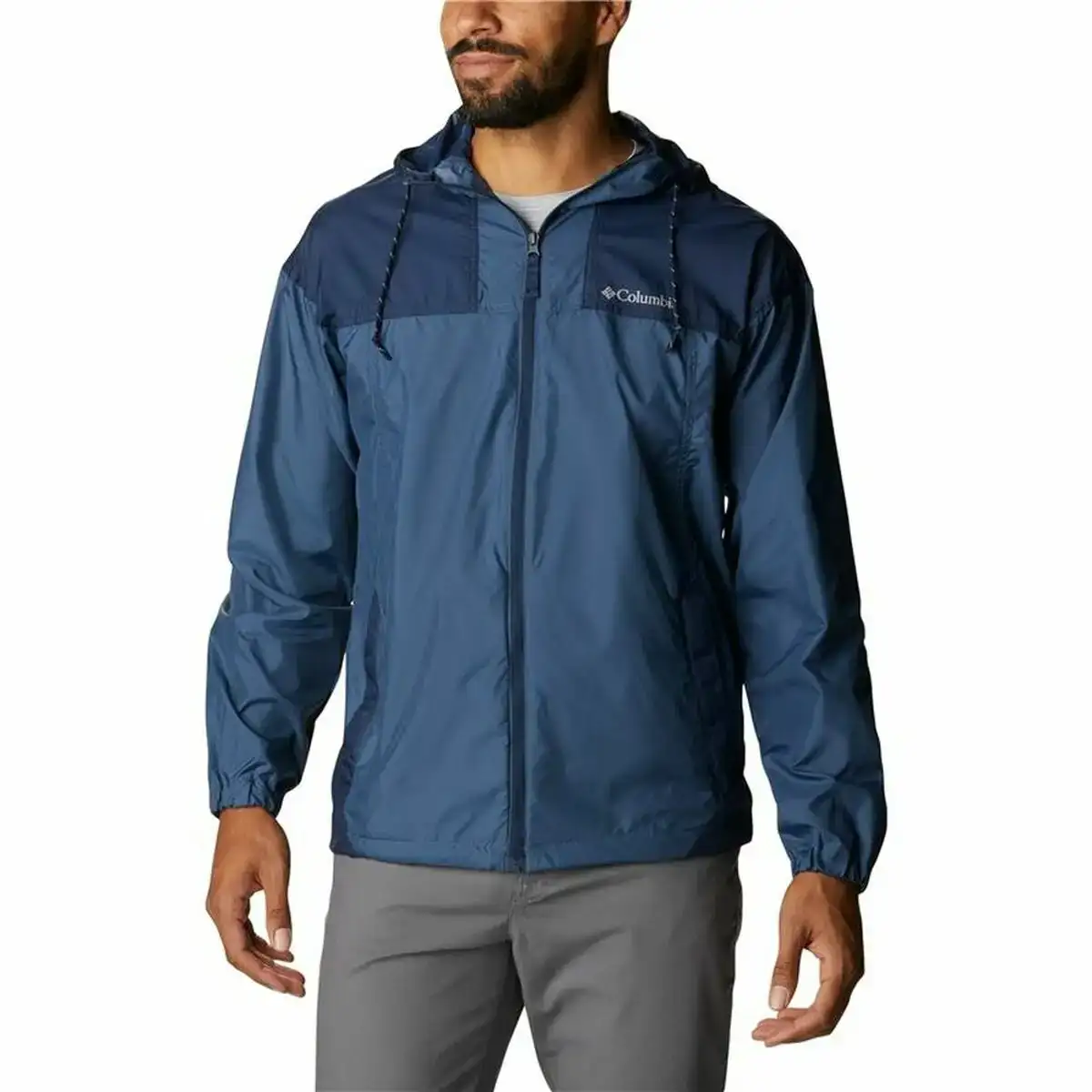 Veste coupe vent columbia flash challenger bleu_2671. DIAYTAR COTE D'IVOIRE - Où Choisir est un Acte de Création. Naviguez à travers notre plateforme et choisissez des produits qui complètent votre histoire personnelle.