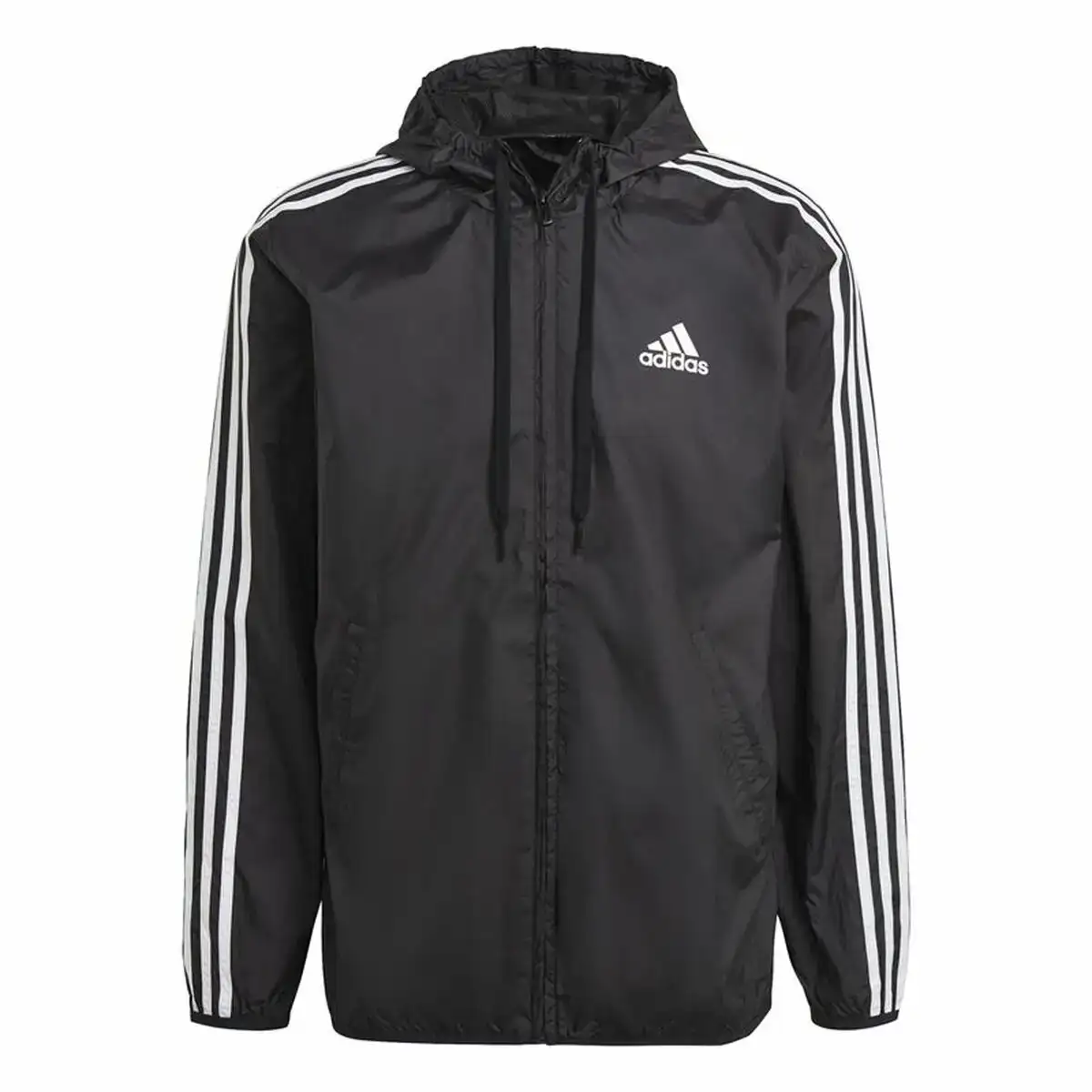 Veste coupe vent unisexe adidas essentials noir_6189. DIAYTAR COTE D'IVOIRE - Où Chaque Produit a son Histoire. Découvrez notre gamme de produits, chacun portant en lui le récit de l'artisanat et de la passion, pour vous offrir une expérience de shopping authentique.