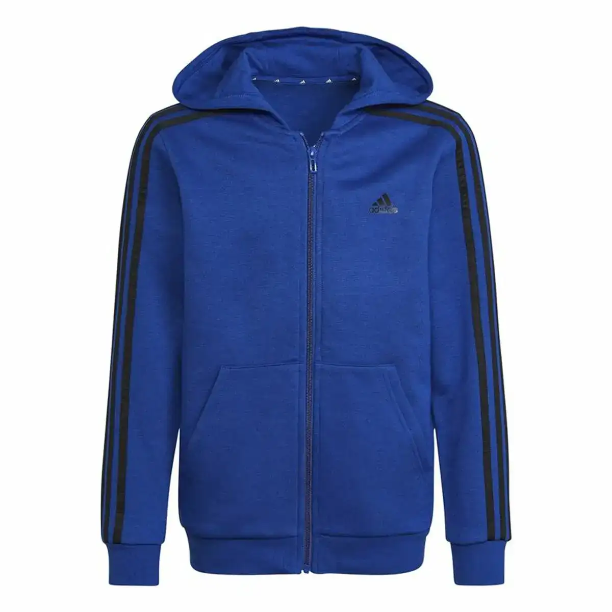 Veste de sport pour enfants adidas essentials 3 bleu_1719. DIAYTAR COTE D'IVOIRE - Votre Destination Shopping Éthique. Parcourez notre gamme et choisissez des articles qui respectent l'environnement et les communautés locales.