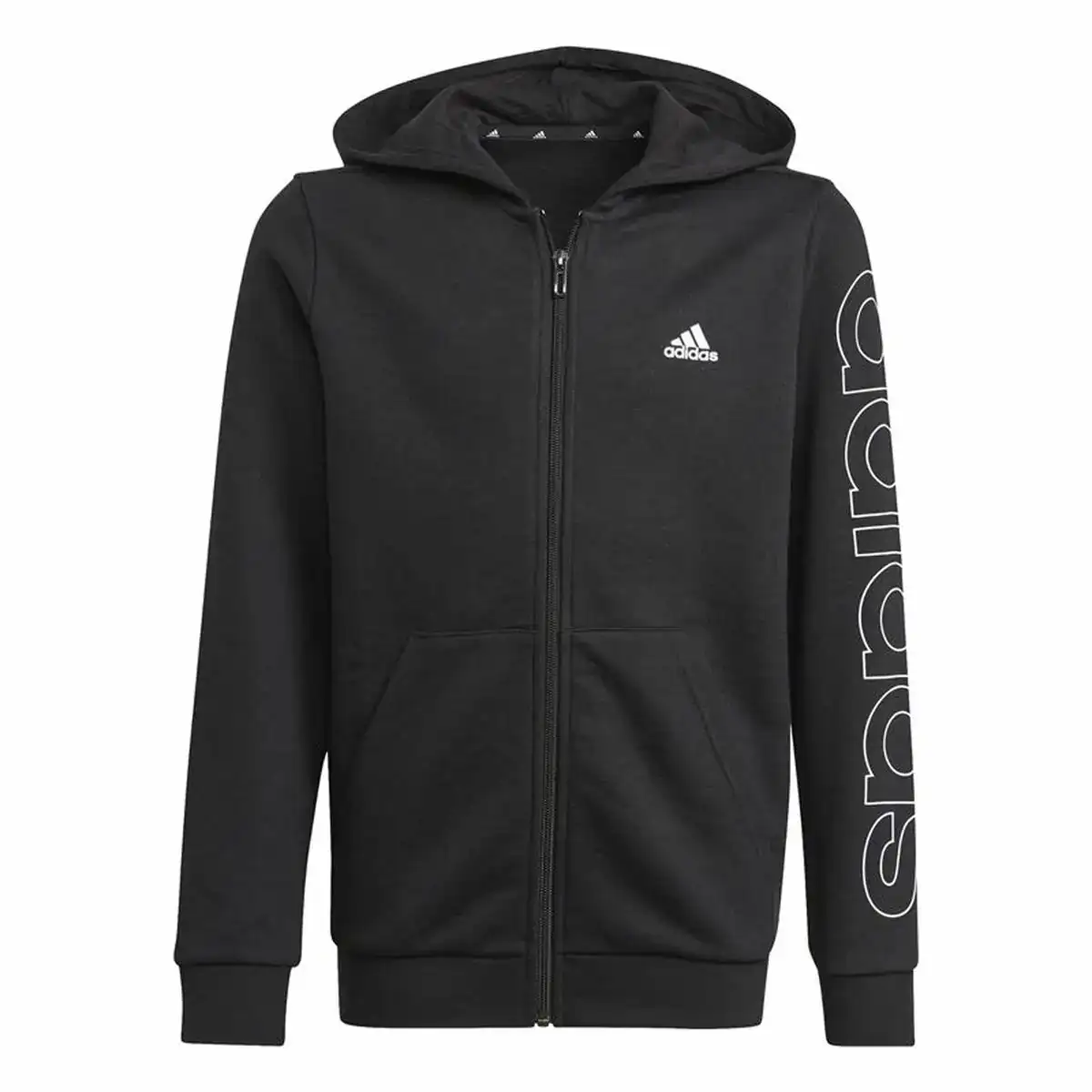 Veste de sport pour enfants adidas essentials noir_5854. DIAYTAR COTE D'IVOIRE - Votre Boutique en Ligne, Votre Choix Illimité. Parcourez nos rayons et découvrez des produits qui vous inspirent, de la mode à la maison et bien plus.