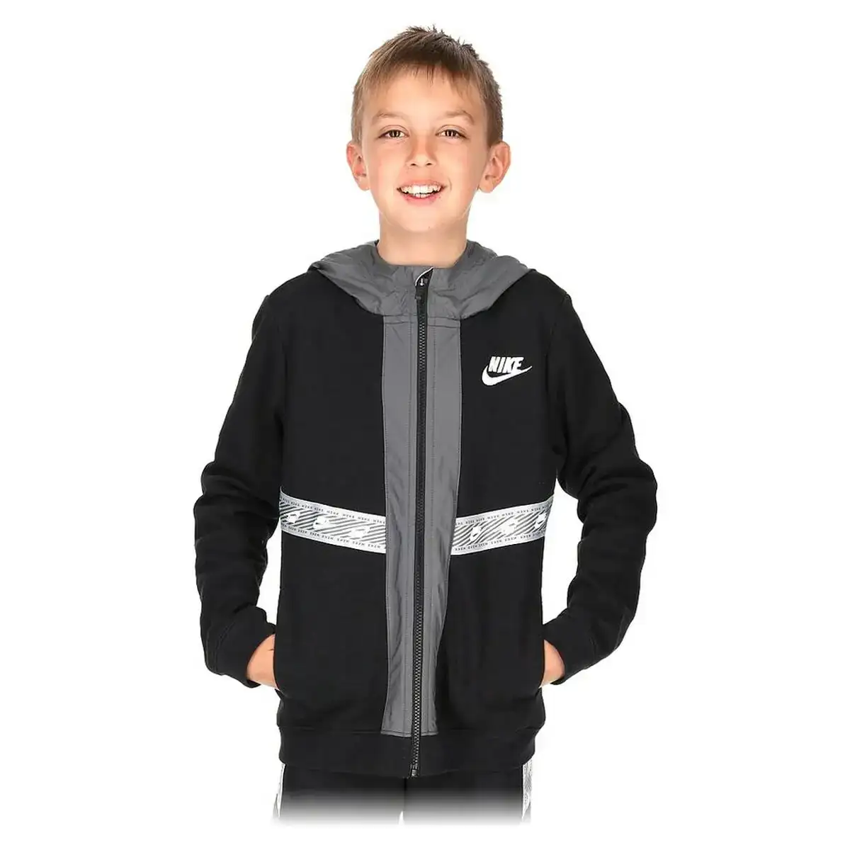 Veste de sport pour enfants nike noir coton_7290. DIAYTAR COTE D'IVOIRE - Où Chaque Produit a son Histoire. Découvrez notre gamme de produits, chacun portant en lui le récit de l'artisanat et de la passion, pour vous offrir une expérience de shopping authentique.