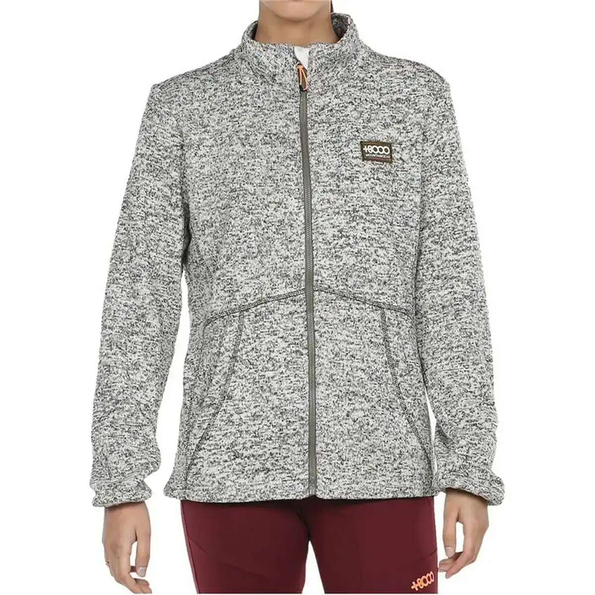 Veste de sport pour femme 8000 jalma gris blanc_6705. DIAYTAR COTE D'IVOIRE - Votre Destination de Shopping Authentique au Côte d'Ivoire. Plongez dans notre boutique en ligne pour découvrir des produits qui célèbrent la riche culture et l'artisanat du pays.