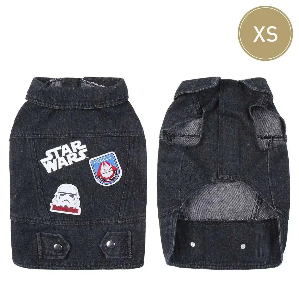 Veste pour chien star wars gris xs_4301. DIAYTAR COTE D'IVOIRE - Où Chaque Achat Raconte une Histoire. Parcourez notre boutique en ligne pour trouver des articles qui évoquent le savoir-faire et la tradition du Côte d'Ivoire.