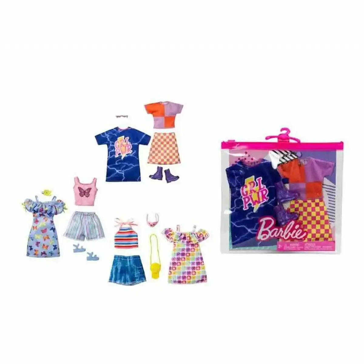 Vetements de poupee mattel barbie pack_4813. Plongez dans l'Univers de DIAYTAR COTE D'IVOIRE - Où la Qualité et la Diversité se rencontrent. Parcourez nos rayons virtuels pour trouver des produits répondant à tous les besoins, du confort de votre foyer.
