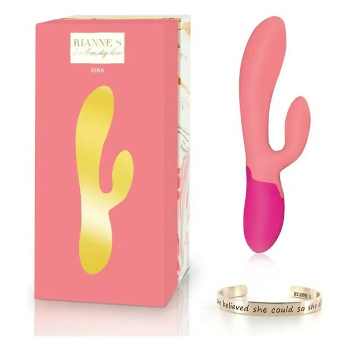 Vibration de stimulation double rianne s essentials xena rabbit corail rose_4046. DIAYTAR COTE D'IVOIRE - Où l'Élégance se Mêle à l'Authenticité. Naviguez à travers notre boutique en ligne et choisissez des produits qui incarnent le style et la tradition du Côte d'Ivoire.