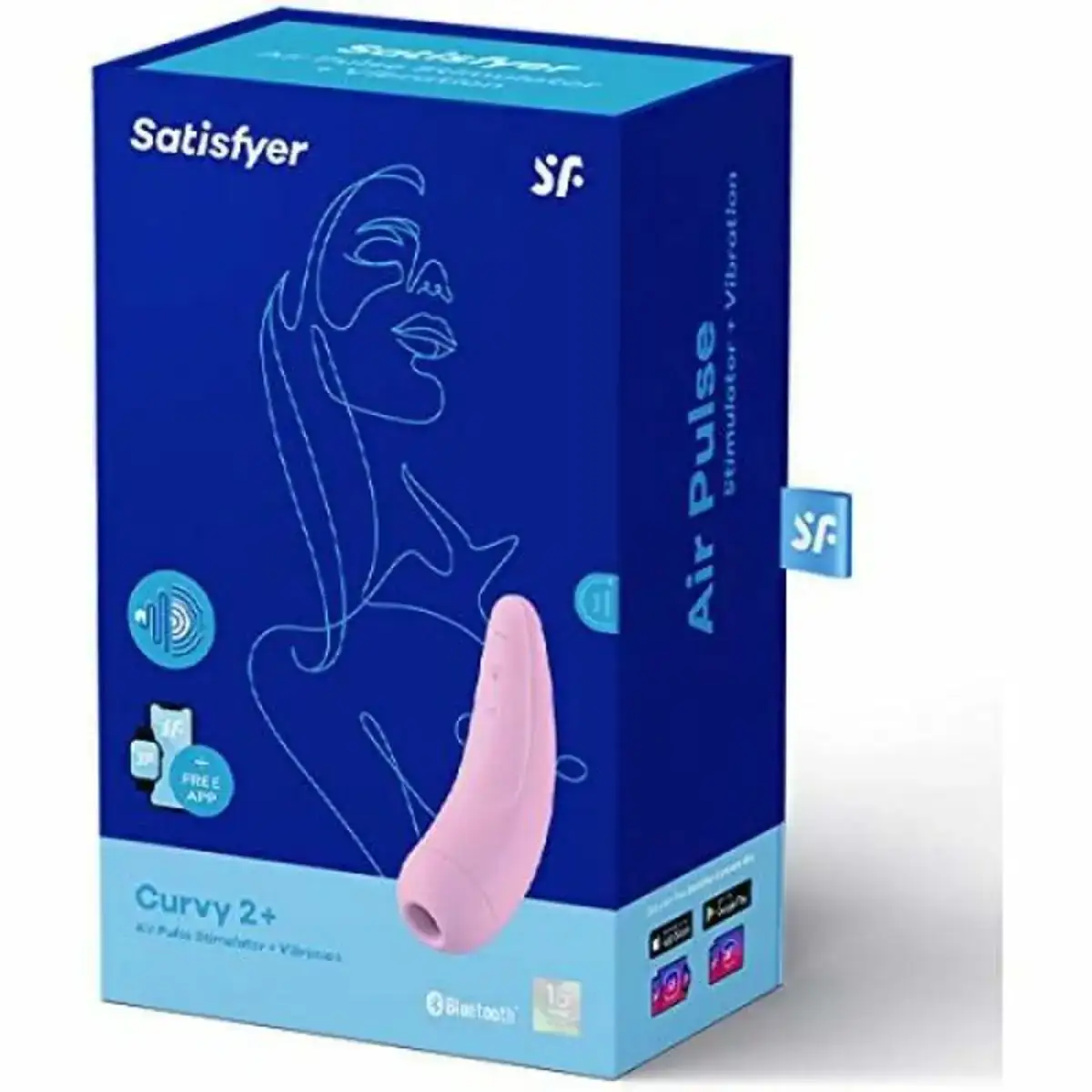 Vibration de stimulation double satisfyer curvy 2 _3137. DIAYTAR COTE D'IVOIRE - L'Art de Vivre le Shopping Éthique. Parcourez notre gamme et choisissez des produits qui reflètent notre engagement envers des pratiques durables.