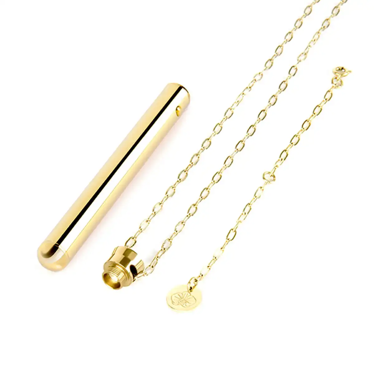 Vibromasseur a boules le wand necklace pendentif dore_6904. DIAYTAR COTE D'IVOIRE - Votre Portail Vers l'Exclusivité. Explorez notre boutique en ligne pour trouver des produits uniques et exclusifs, conçus pour les amateurs de qualité.