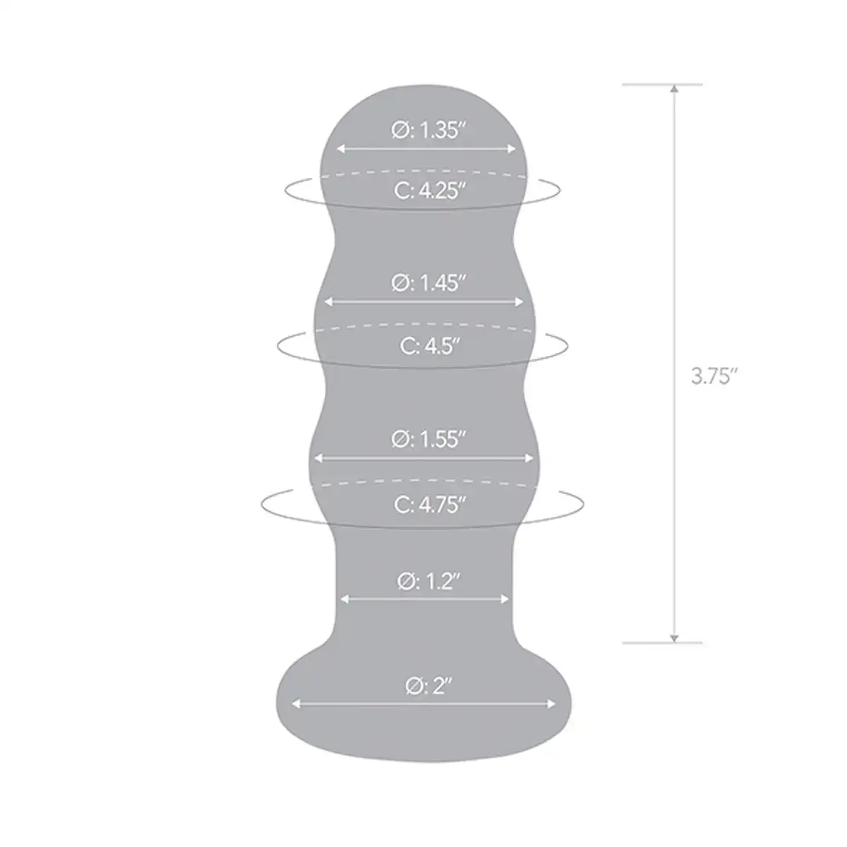 Vibromasseur beaded glas_6574. DIAYTAR COTE D'IVOIRE - Votre Destination Shopping Éthique. Parcourez notre gamme et choisissez des articles qui respectent l'environnement et les communautés locales.