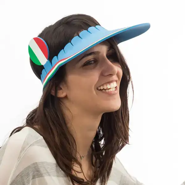 Visiere drapeau de l italie_6314. DIAYTAR COTE D'IVOIRE - L'Art de Vivre en Couleurs et en Styles. Parcourez notre sélection et trouvez des articles qui reflètent votre personnalité et votre goût pour la vie.