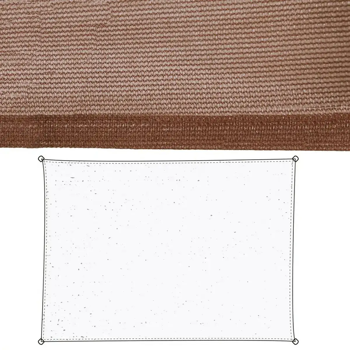 Voiles d ombrage chocolat polyethylene 350 x 1 x 500 cm_1327. DIAYTAR COTE D'IVOIRE - Votre Passage vers le Chic et l'Élégance. Naviguez à travers notre boutique en ligne pour trouver des produits qui ajoutent une touche sophistiquée à votre style.