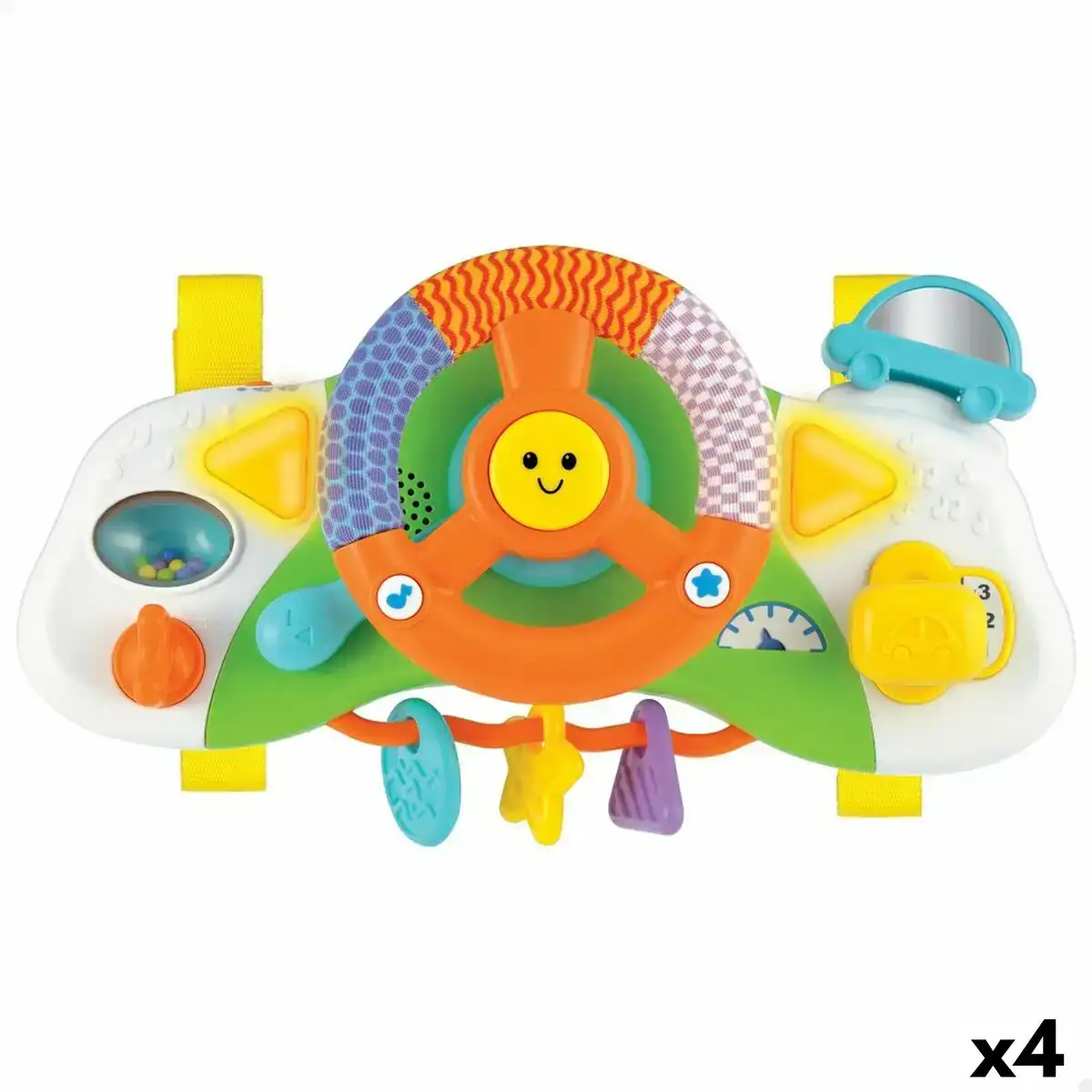 Volant pour poussette winfun 27 5 x 15 5 x 7 5 cm 4 unites _3543. DIAYTAR COTE D'IVOIRE - Où Choisir est un Voyage Cultuel. Explorez notre boutique en ligne et découvrez des produits qui célèbrent la richesse et la diversité culturelle du Côte d'Ivoire.