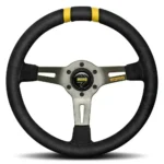 Volant racing momo drifting noir o 33 cm_8117. DIAYTAR COTE D'IVOIRE - Là où Choisir est une Célébration de l'Artisanat. Explorez notre gamme variée et choisissez des produits qui incarnent la tradition et le talent des artisans du Côte d'Ivoire.
