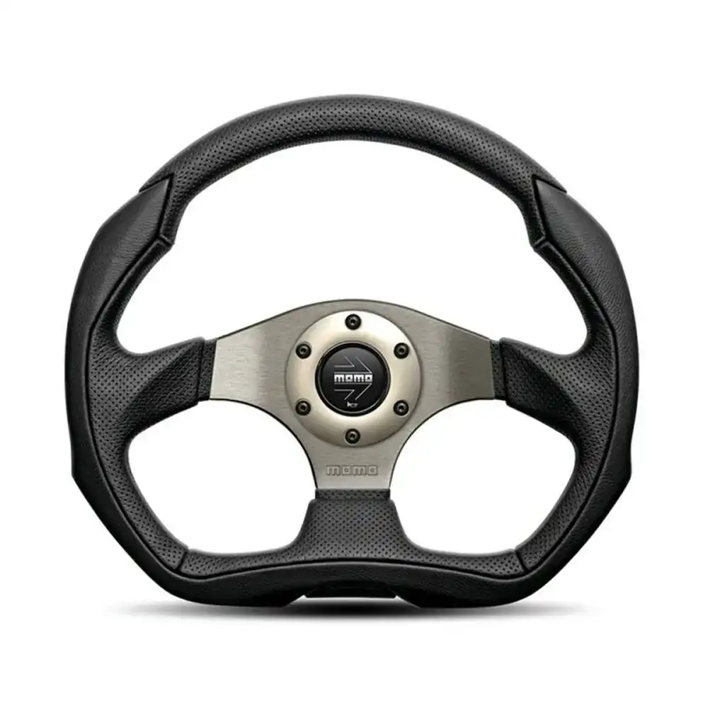 Volant racing momo eagle noir o 35 cm_6547. DIAYTAR COTE D'IVOIRE - Là où Choisir est un Acte d'Amour pour le Côte d'Ivoire. Explorez notre gamme et choisissez des produits qui célèbrent la culture et l'artisanat du pays.