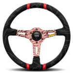 Volant racing momo ultra noir rouge o 35 cm_1694. DIAYTAR COTE D'IVOIRE - Où la Mode et le Confort se Rencontrent. Plongez dans notre univers de produits et trouvez des articles qui vous habillent avec style et aisance.