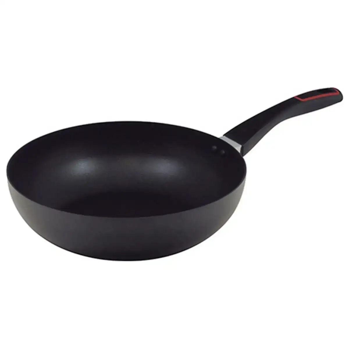 Wok renberg noir rouge aluminium_7590. Entrez dans l'Univers de DIAYTAR COTE D'IVOIRE - Où le Choix Rencontre l'Authenticité. Explorez nos rayons virtuels et trouvez des produits qui incarnent la richesse de notre culture.