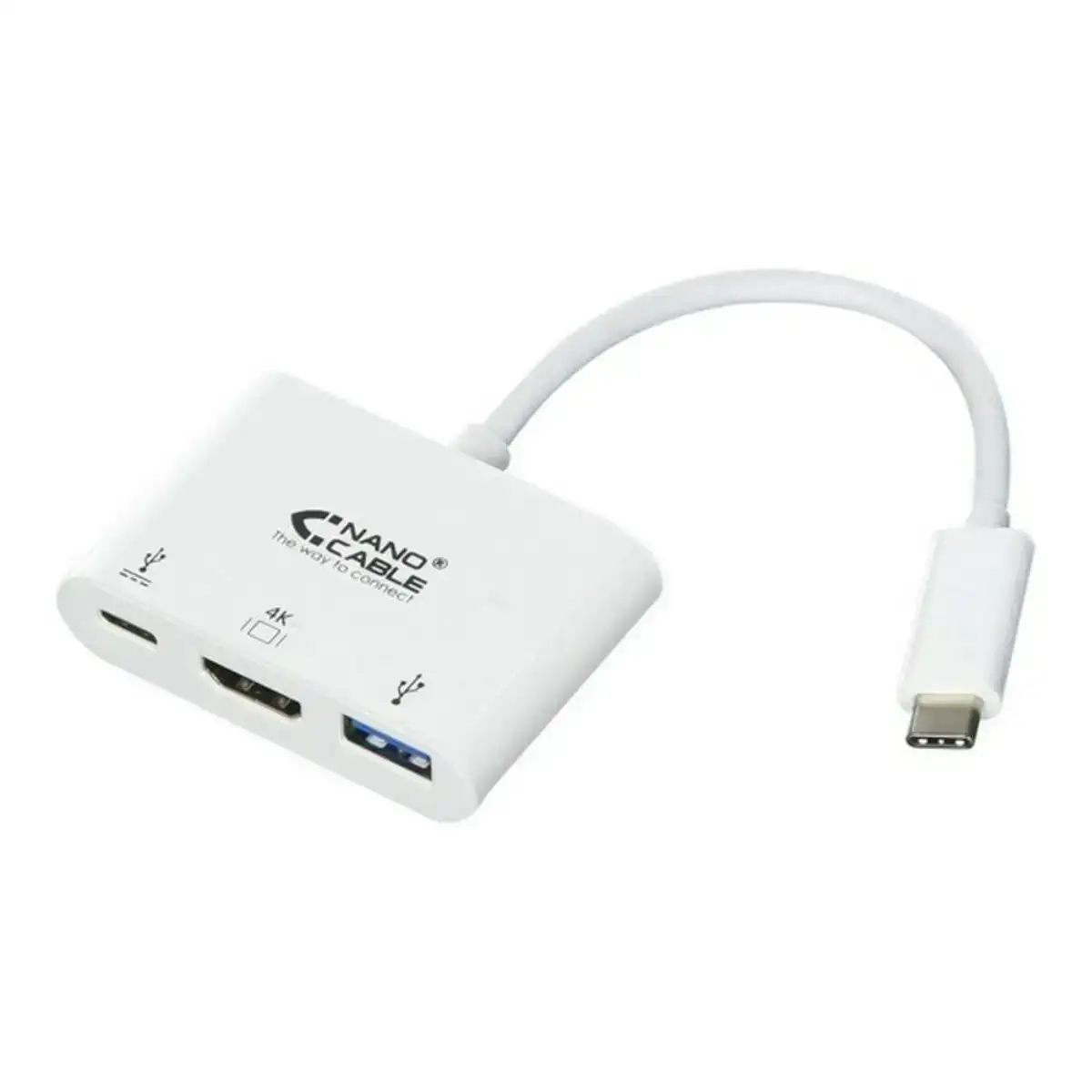 Adaptateur usb c vers hdmi nanocable 10 16 4302 full hd 15 cm blanc_1423. DIAYTAR COTE D'IVOIRE - Là où Chaque Produit Évoque une Émotion. Parcourez notre catalogue et choisissez des articles qui vous touchent et qui enrichissent votre expérience.