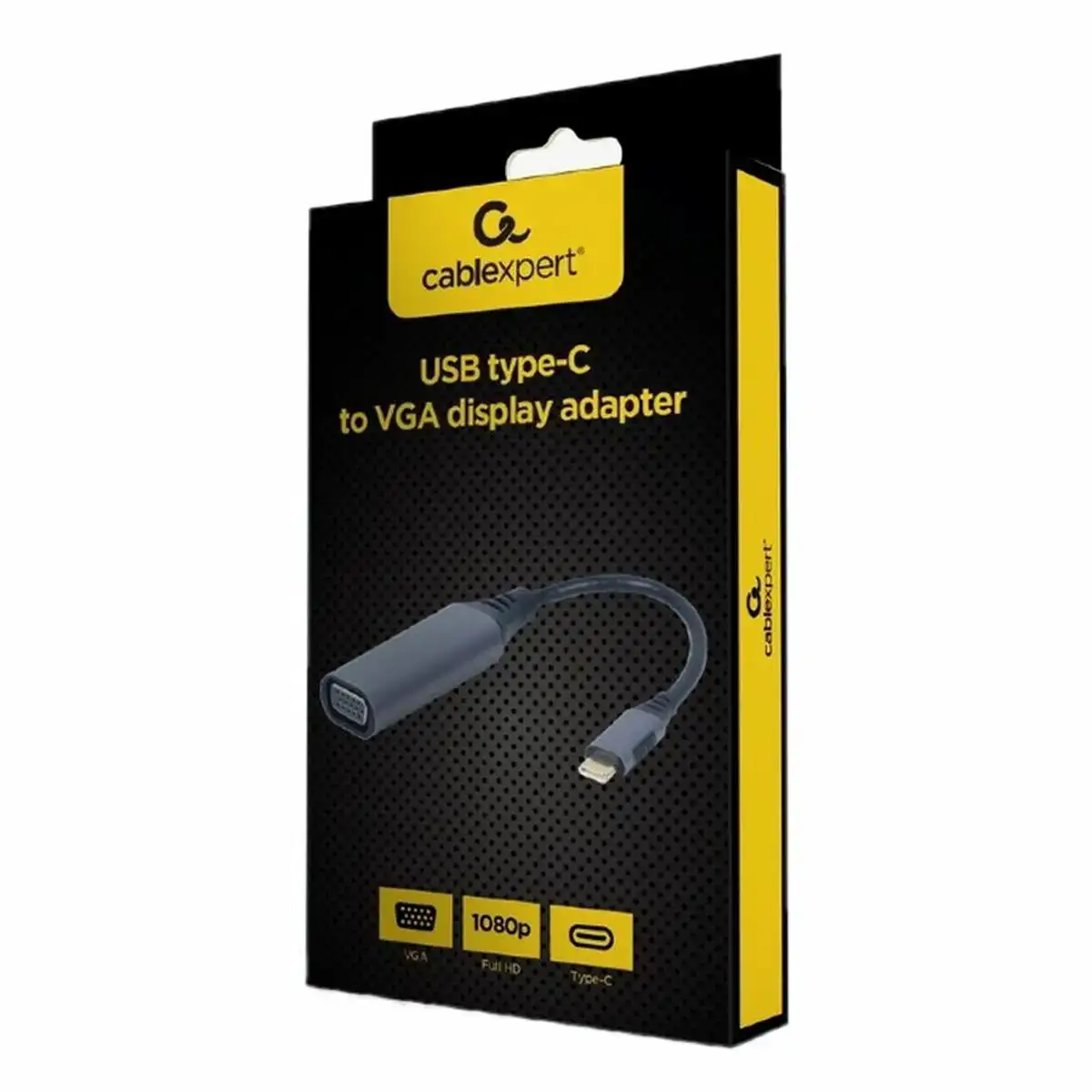 Adaptateur usb c vers vga gembird a usb3c vga 01_6366. DIAYTAR COTE D'IVOIRE - Votre Destination Shopping pour Tous. Parcourez notre boutique en ligne et découvrez une variété de produits pour satisfaire tous vos besoins et désirs.