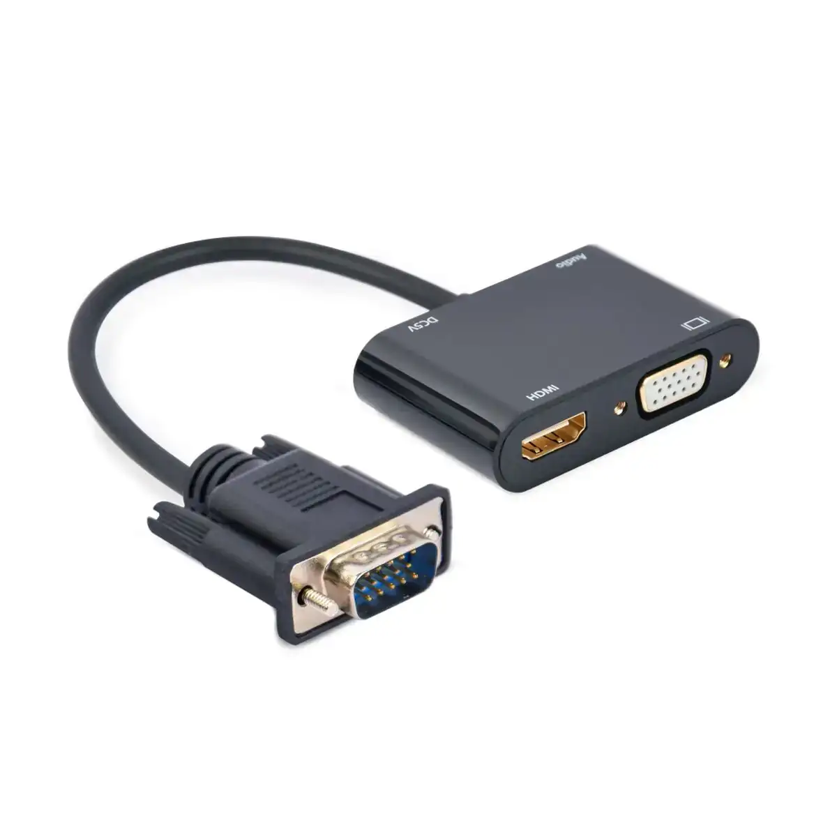 Adaptateur vga vers hdmi gembird a vga hdmi 02 noir_4920. Bienvenue sur DIAYTAR COTE D'IVOIRE - Votre Destination Shopping à la Côte d'Ivoireaise. Explorez notre boutique en ligne et découvrez une gamme variée de produits qui capturent l'esprit du Côte d'Ivoire.