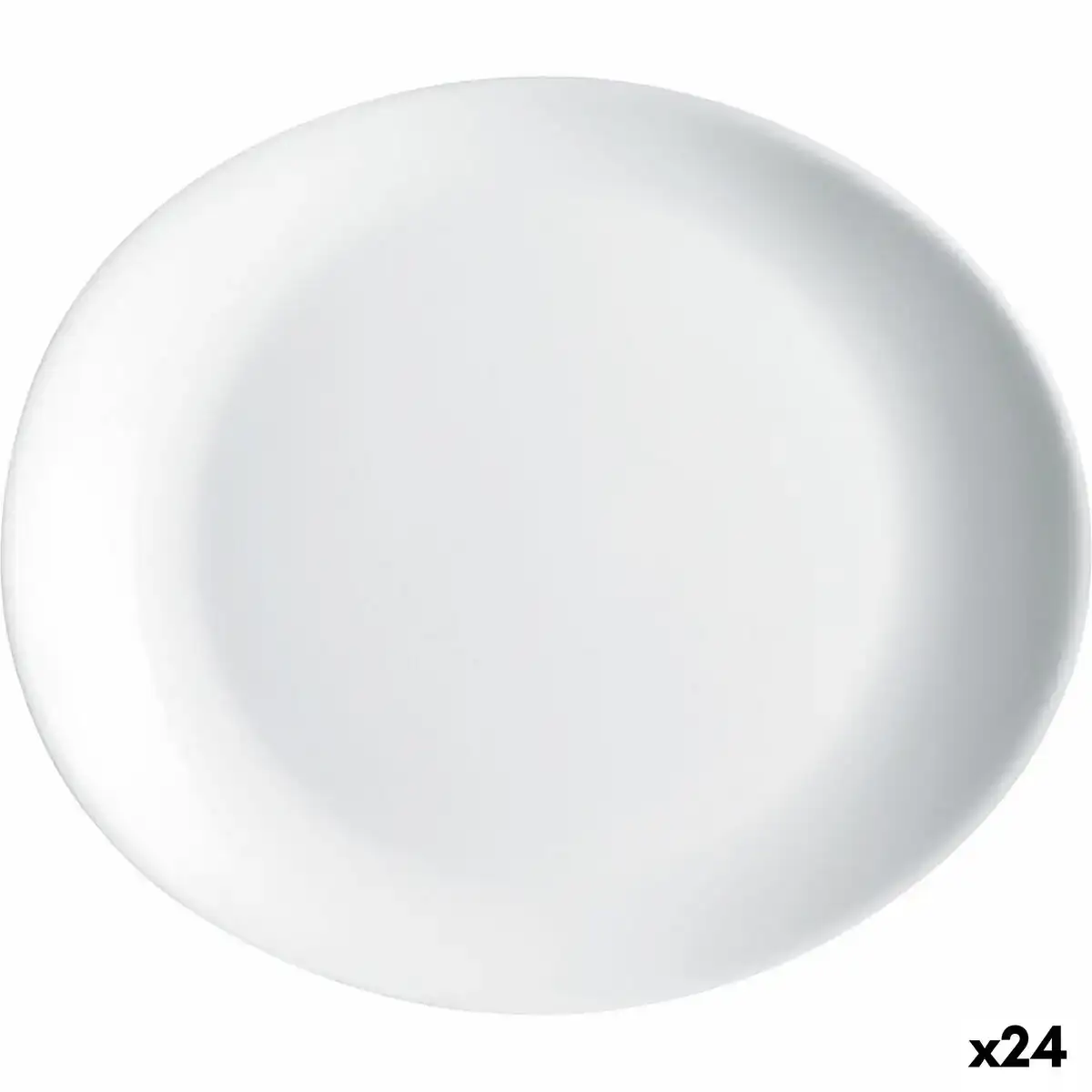 Assiette plate luminarc friends time meat 30 x 26 cm verre blanc 24 unite s_1320. Bienvenue chez DIAYTAR COTE D'IVOIRE - Où Votre Shopping Prend Vie. Découvrez notre univers et dénichez des trésors qui ajoutent de la couleur à votre quotidien.