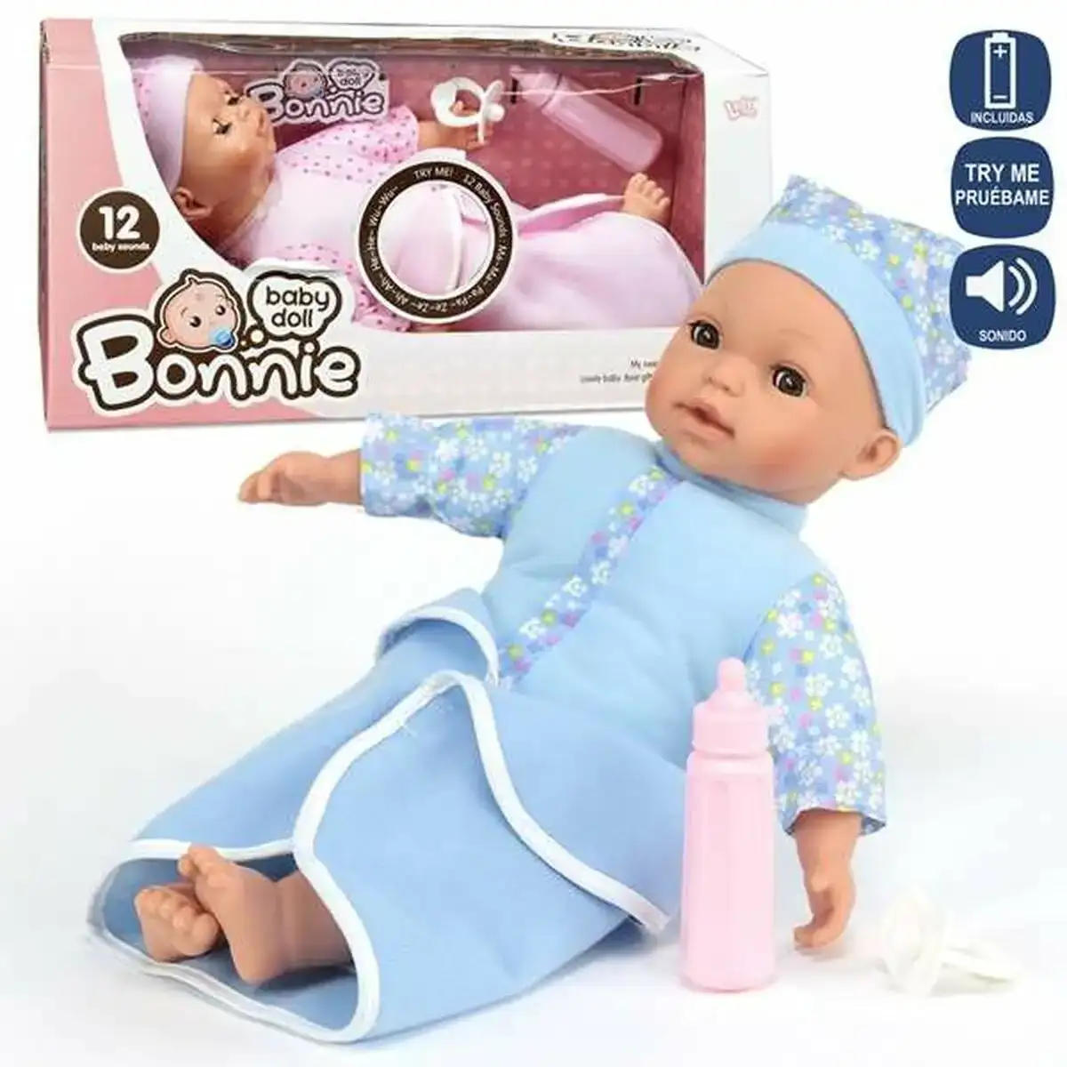 Baby doll juinsa 81299 couverture avec son 30 cm_9667. DIAYTAR COTE D'IVOIRE - Où Chaque Achat Raconte une Histoire. Parcourez notre boutique en ligne pour trouver des articles qui évoquent le savoir-faire et la tradition du Côte d'Ivoire.