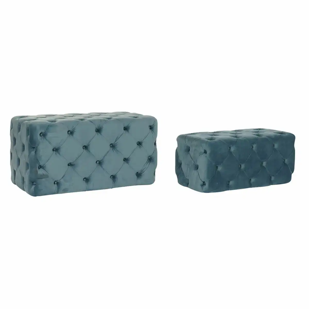 Banc dkd home decor bleu polyester velours mdf bois 88 x 53 x 48 cm_2953. DIAYTAR COTE D'IVOIRE - Où Votre Shopping Prend Vie. Explorez notre boutique en ligne pour trouver des articles qui vous ressemblent et qui ajoutent de l'éclat à votre quotidien.