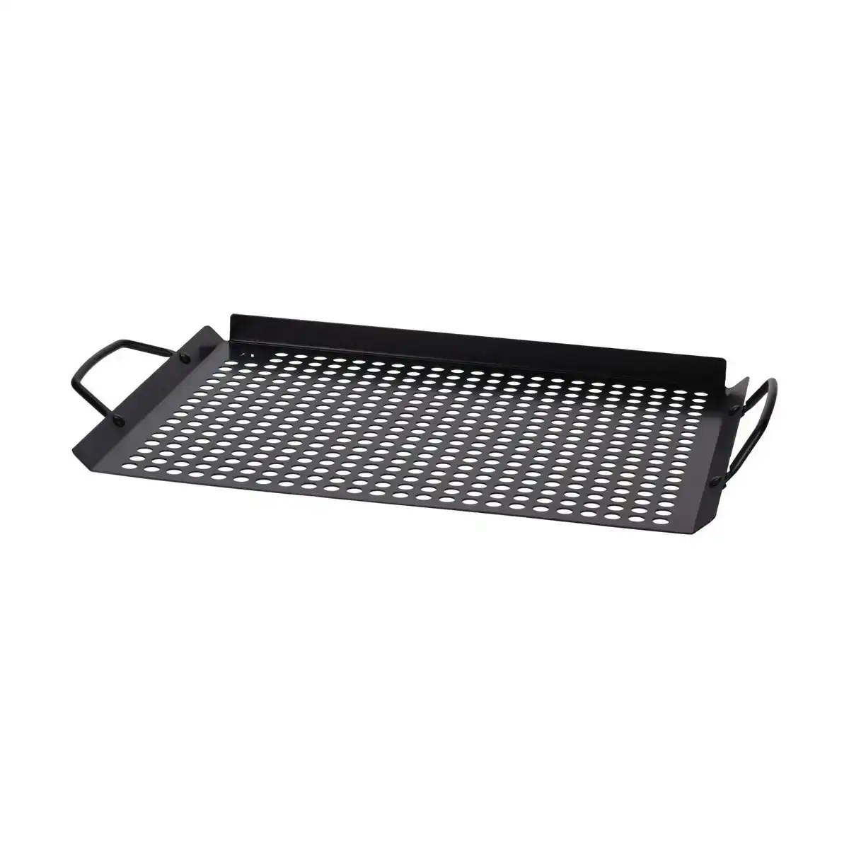 Barbecue noir inox 30 x 20 cm_6896. DIAYTAR COTE D'IVOIRE - Votre Escapade Shopping Virtuelle. Explorez notre boutique en ligne et dénichez des trésors qui évoquent la culture et le savoir-faire sénégalais, un clic à la fois.