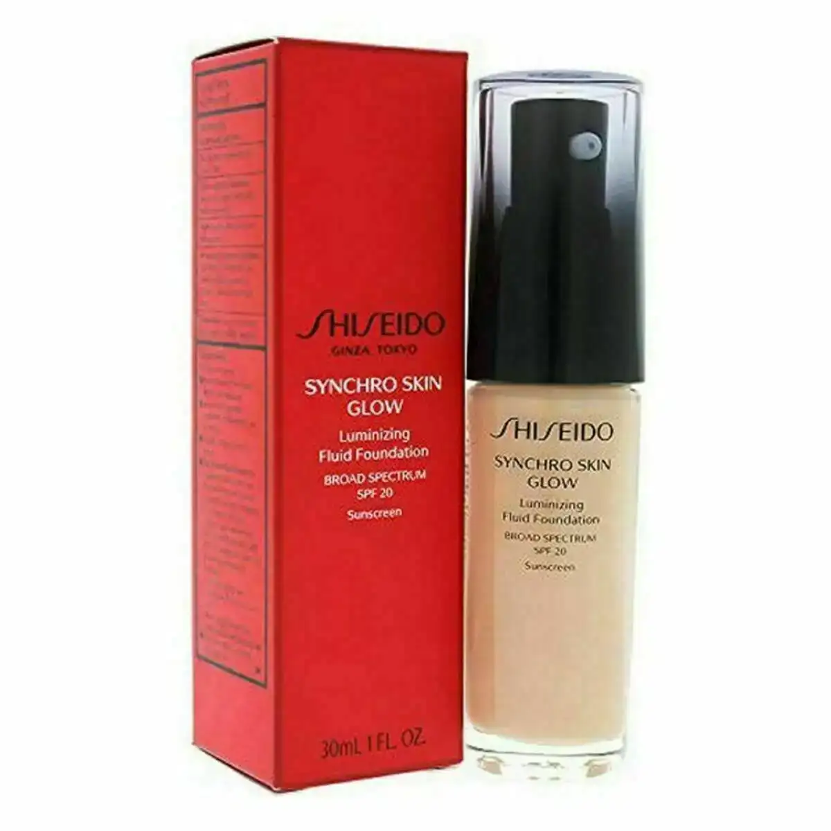 Base de maquillage liquide skin glow shiseido spf20 30 ml_9707. DIAYTAR COTE D'IVOIRE - Là où le Shopping devient une Fête des Sens. Plongez dans notre univers et choisissez des produits qui éveillent votre goût pour l'esthétique et l'authenticité.