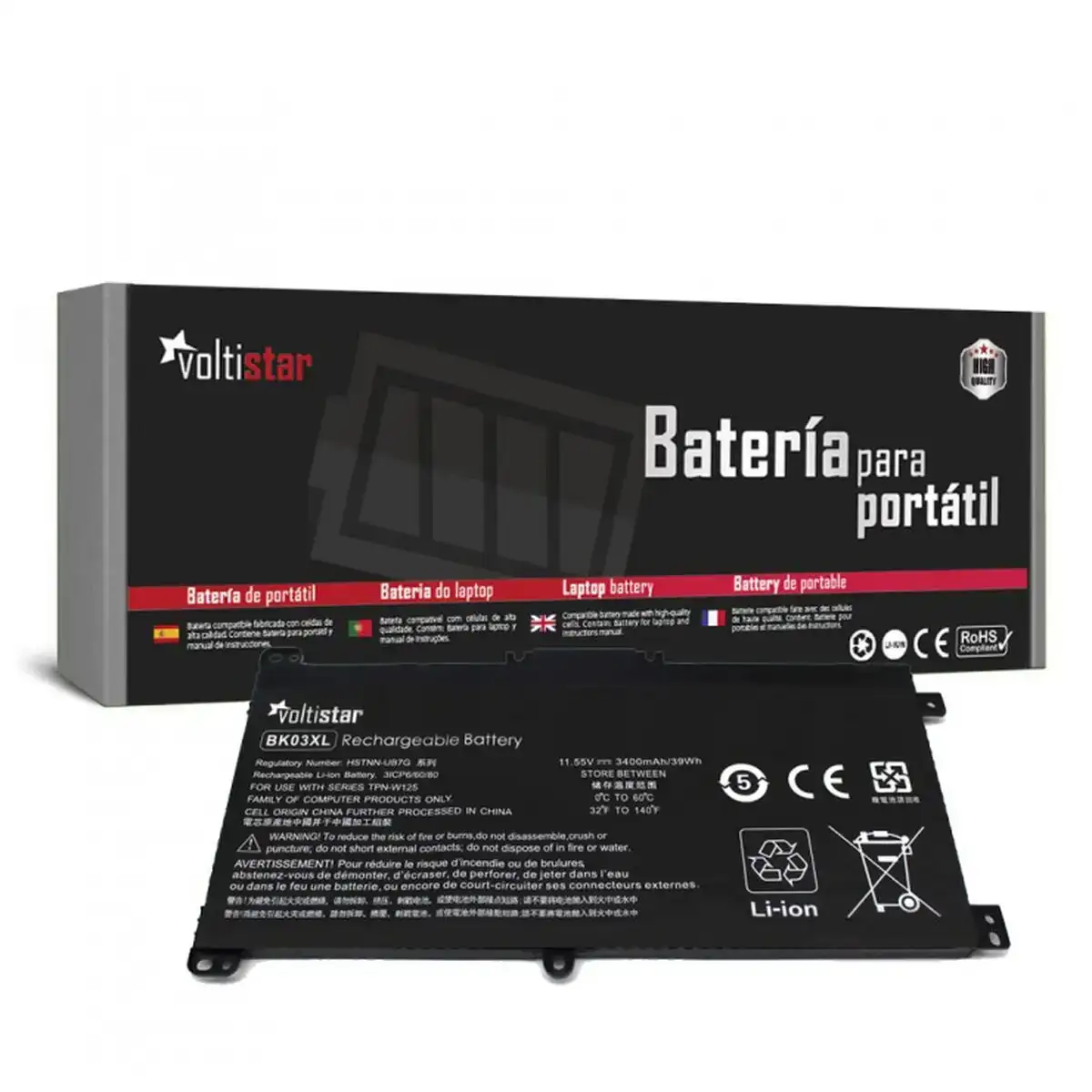 Batterie pour ordinateur portable voltistar bat2213_1264. DIAYTAR COTE D'IVOIRE - Où Choisir est un Plaisir. Explorez notre boutique en ligne et choisissez parmi des produits de qualité qui satisferont vos besoins et vos goûts.