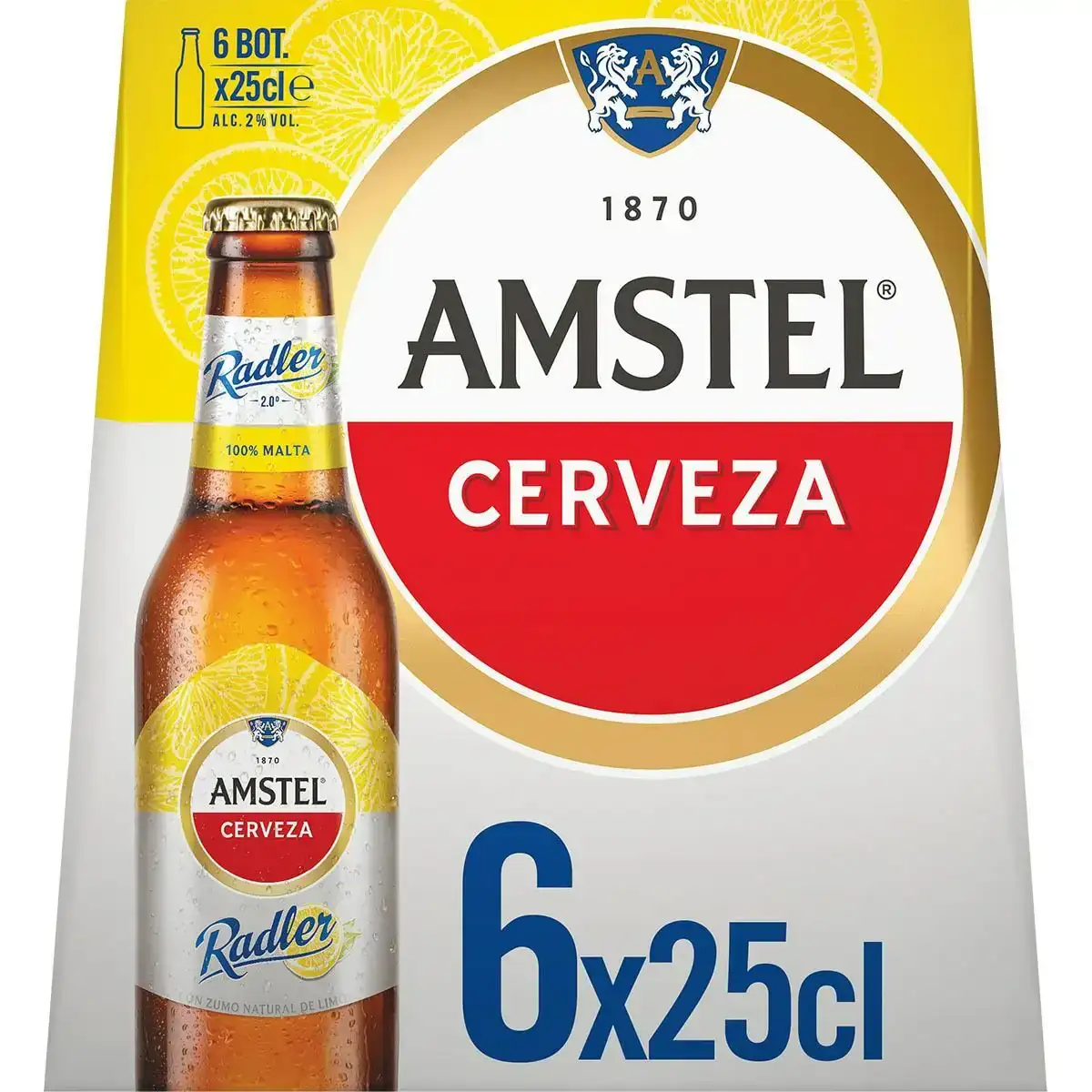 Bie re amstel radler citron 6 x 250 ml_7277. Entrez dans le Monde Éclectique de DIAYTAR COTE D'IVOIRE. Explorez nos catégories et dénichez des trésors qui reflètent la richesse et l'authenticité du Côte d'Ivoire.