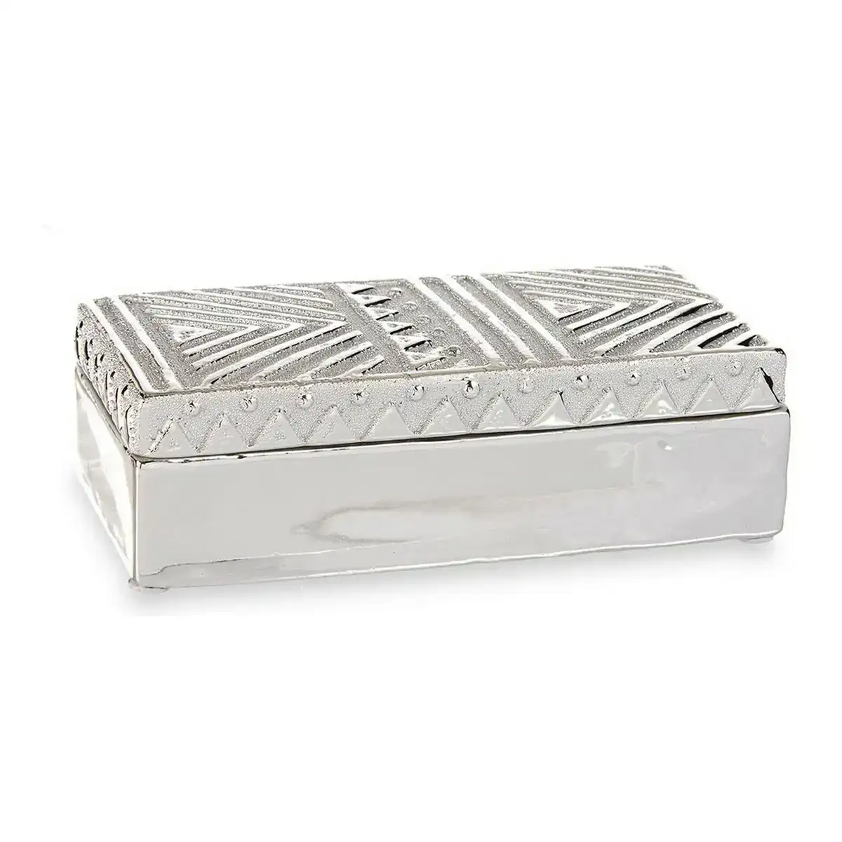 Boi te a bijoux ce ramique argent 10 2 x 6 3 x 20 5 cm_9698. DIAYTAR COTE D'IVOIRE - Votre Destination pour un Shopping Réfléchi. Découvrez notre gamme variée et choisissez des produits qui correspondent à vos valeurs et à votre style de vie.