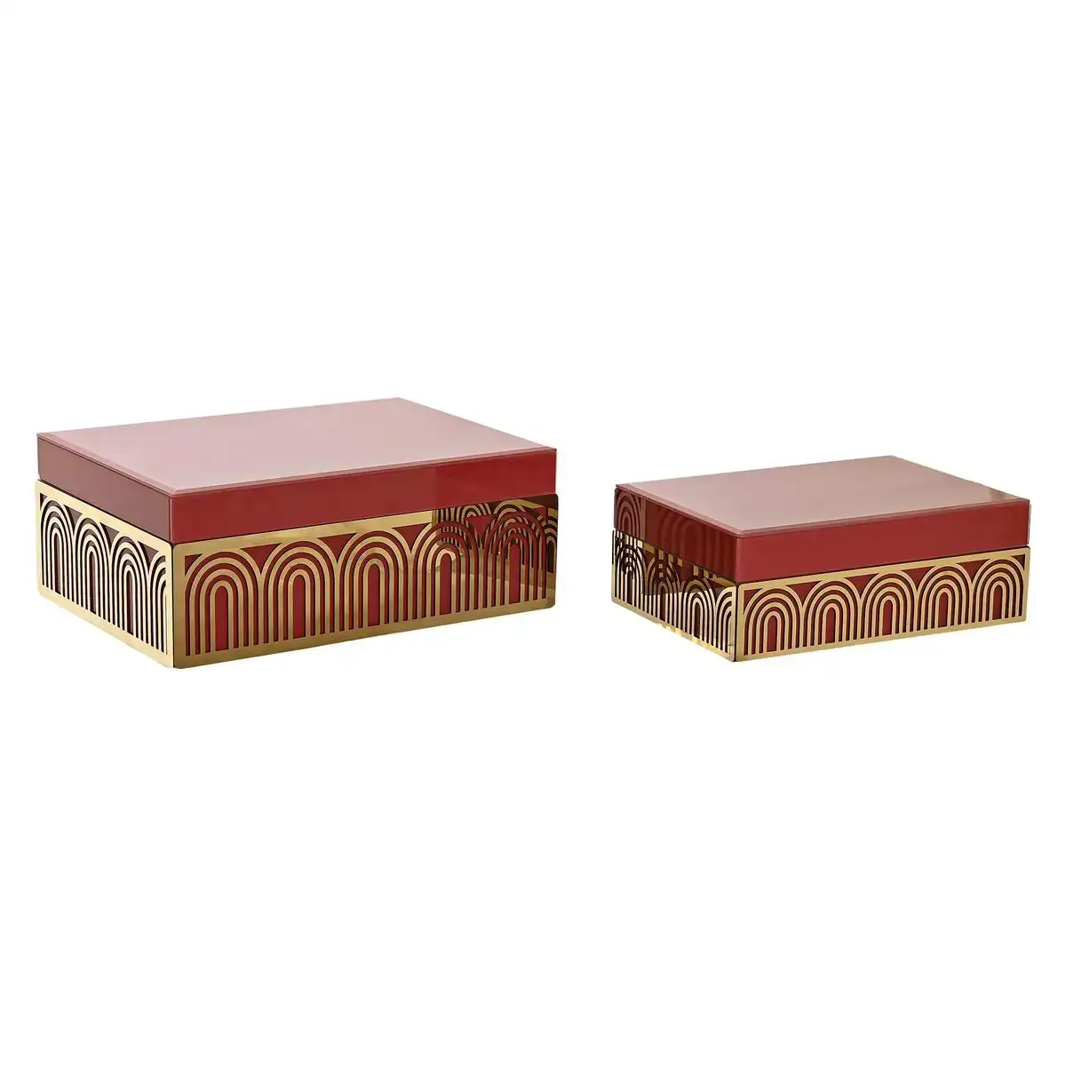 Boi te a bijoux dkd home decor me tal cristal rouge dore bois mdf 25 x 18 x 10 cm 2 unite s_2505. DIAYTAR COTE D'IVOIRE - L'Art du Shopping Sublime. Naviguez à travers notre catalogue et choisissez parmi des produits qui ajoutent une touche raffinée à votre vie quotidienne.