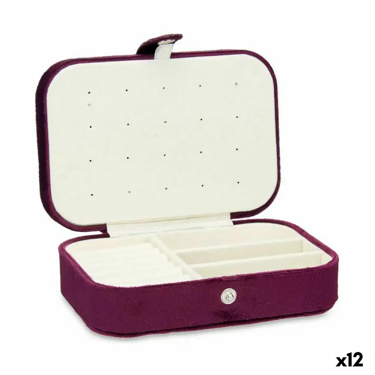 Boi te a bijoux velours bordeaux 16 2 x 6 x 11 5 cm 12 unite s_9201. DIAYTAR COTE D'IVOIRE - Votre Passage vers le Raffinement. Plongez dans notre univers de produits exquis et choisissez des articles qui ajoutent une touche de sophistication à votre vie.
