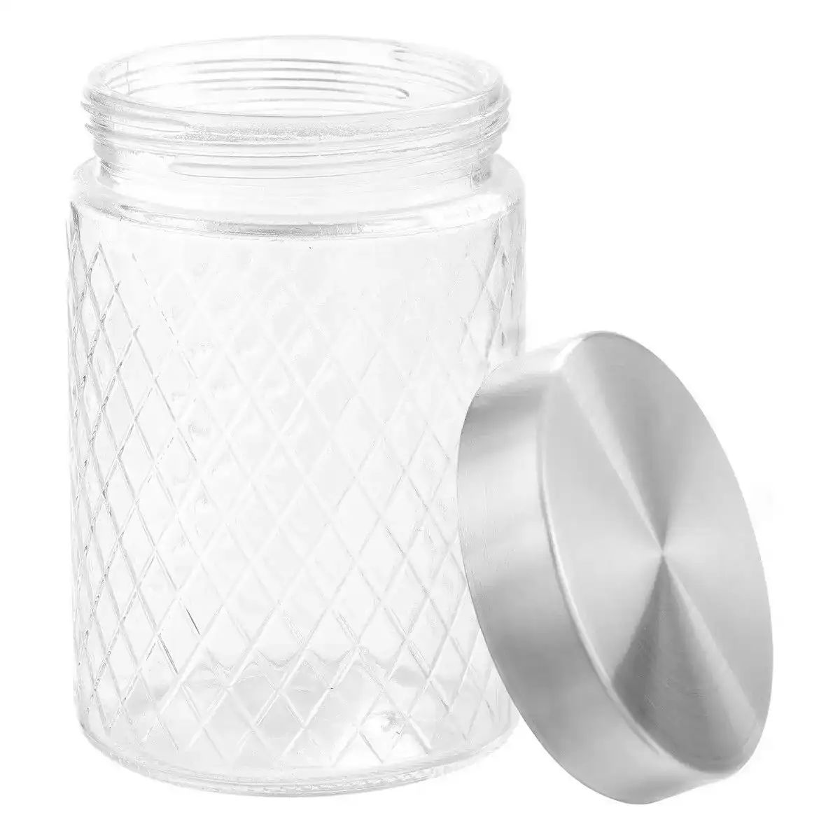 Boi te anna anna avec relief ø 11 x 17 cm acier verre 1 25 l_9545. DIAYTAR COTE D'IVOIRE - Là où Chaque Clic Compte. Parcourez notre boutique en ligne et laissez-vous guider vers des trouvailles uniques qui enrichiront votre quotidien.