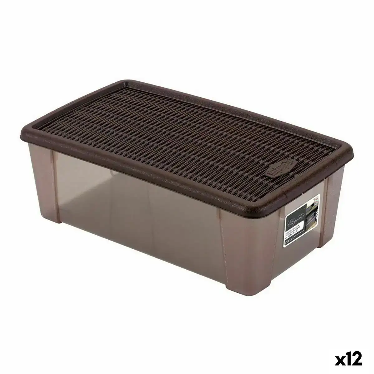 Boi te avec couvercle stefanplast 19 5 x 11 5 x 33 cm plastique chocolat 5 l 12 unite s_9238. Entrez dans l'Univers de DIAYTAR COTE D'IVOIRE - Où l'Innovation Rencontre la Tradition. Explorez notre sélection de produits modernes et traditionnels qui incarnent l'esprit dynamique du Côte d'Ivoire.