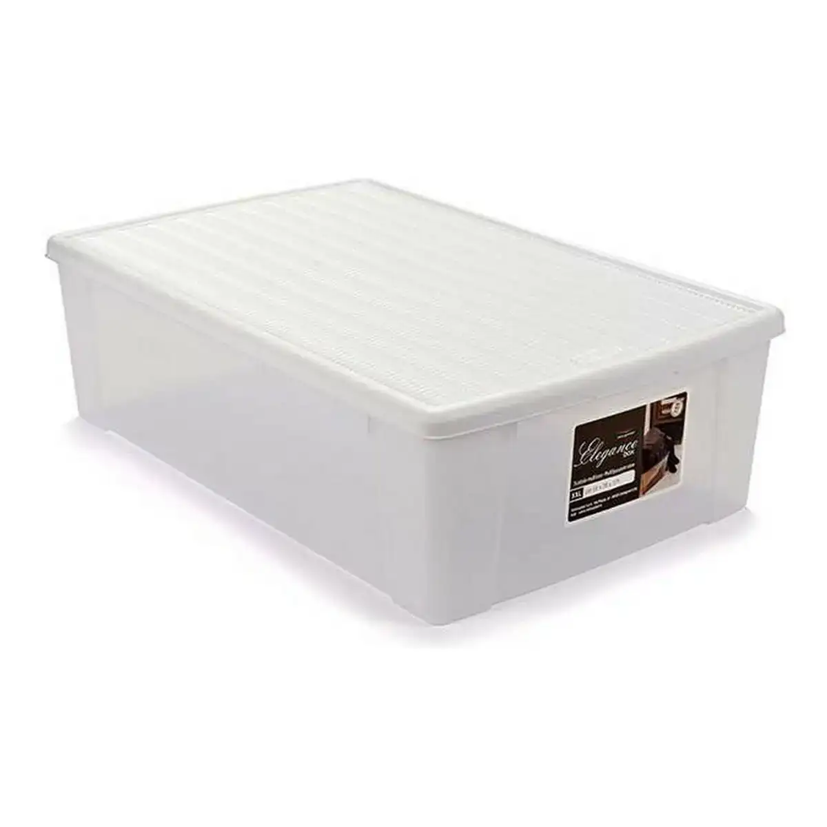 Boi te avec couvercle stefanplast elegance 38 5 x 17 x 59 5 cm plastique blanc_4737. DIAYTAR COTE D'IVOIRE - Où Chaque Produit a son Histoire. Découvrez notre gamme de produits, chacun portant en lui le récit de l'artisanat et de la passion, pour vous offrir une expérience de shopping authentique.