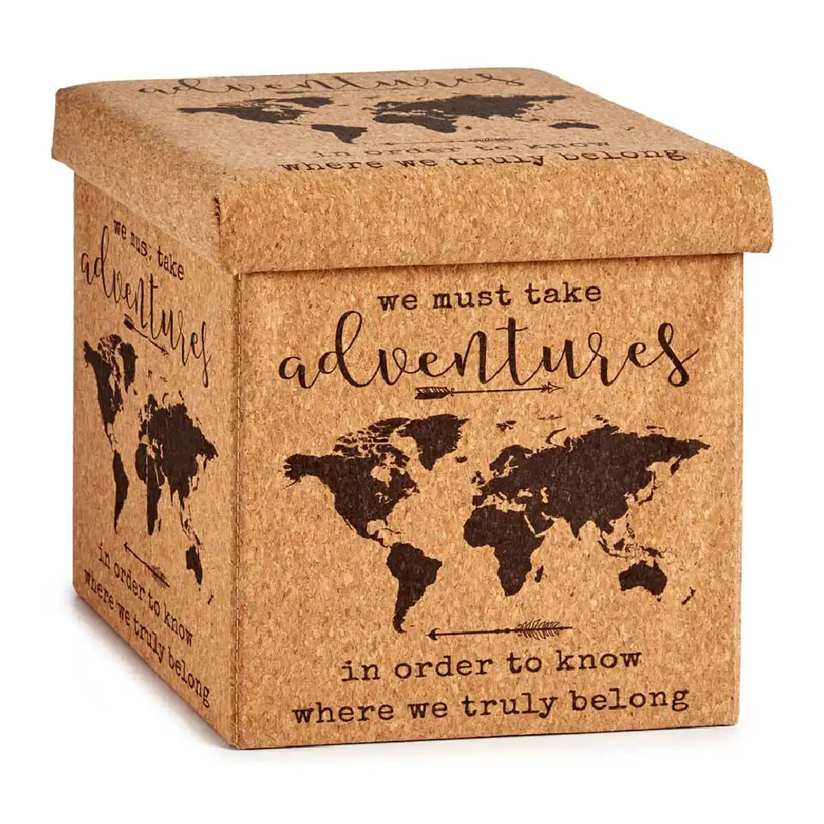 Boi te de corative marron mappemonde pliable mdf lie ge 31 x 31 x 31 cm_2052. DIAYTAR COTE D'IVOIRE - Votre Destination Shopping de Choix. Explorez notre boutique en ligne et découvrez des trésors qui reflètent votre style et votre passion pour l'authenticité.