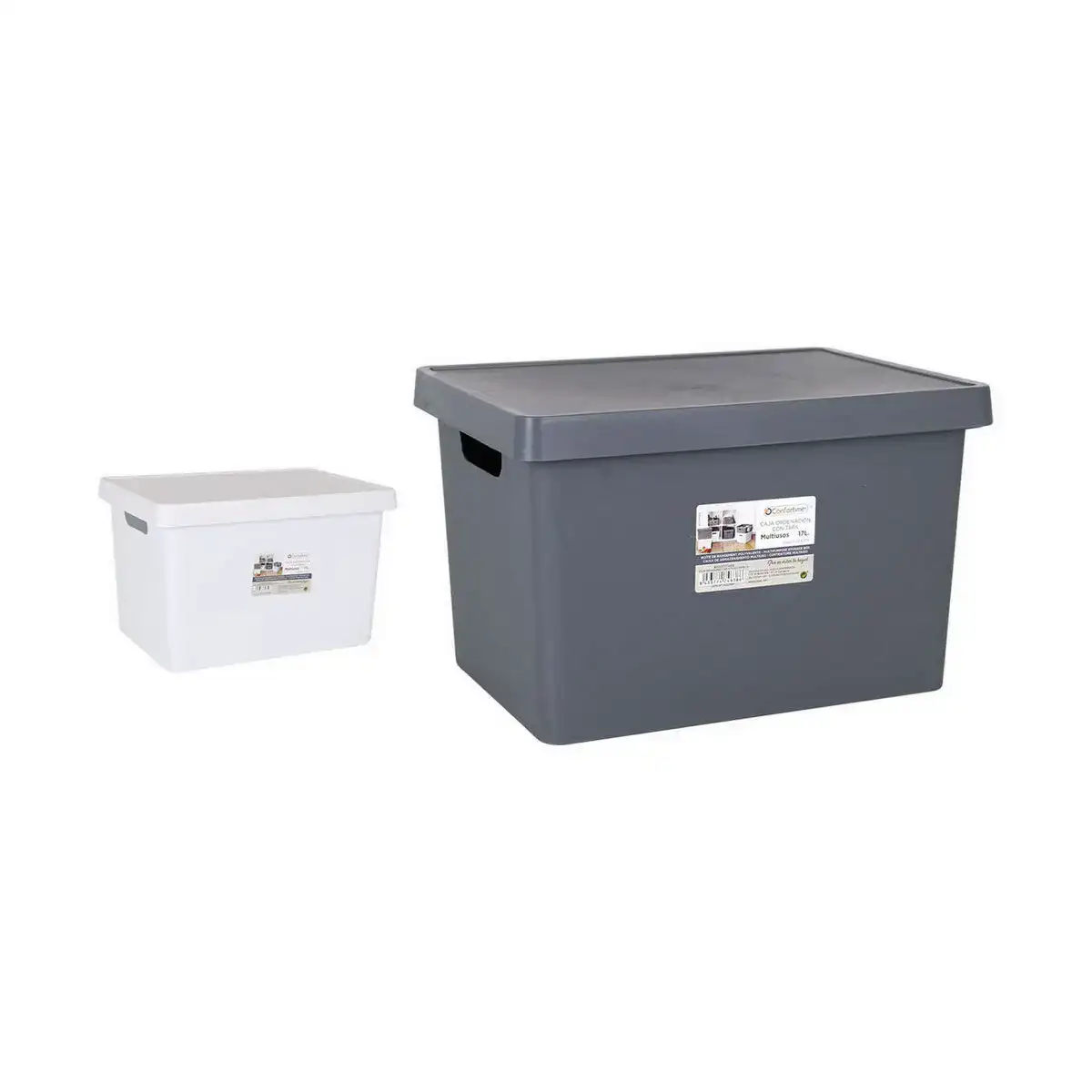 Boi te de rangement avec couvercle confortime rectangulaire 17 l avec couvercle_1509. DIAYTAR COTE D'IVOIRE - Votre Escapade Shopping Virtuelle. Explorez notre boutique en ligne et dénichez des trésors qui évoquent la culture et le savoir-faire sénégalais, un clic à la fois.