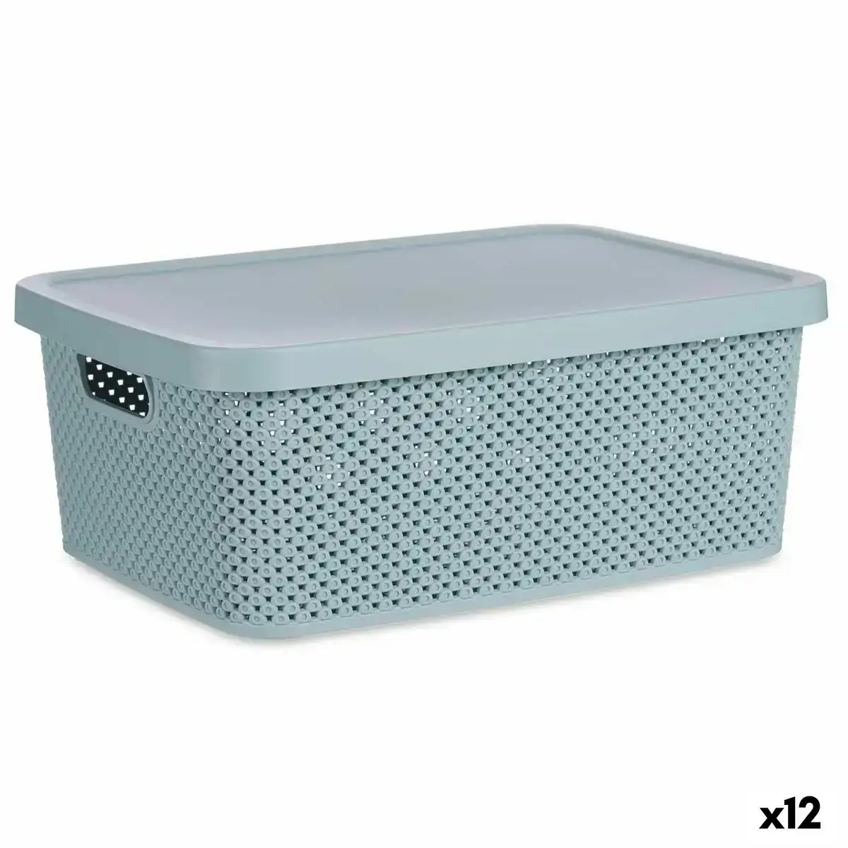 Boi te de rangement avec couvercle plastique vert 13 l 28 x 15 x 39 cm 12 unite s_2466. DIAYTAR COTE D'IVOIRE - Là où l'Élégance Devient un Mode de Vie. Naviguez à travers notre gamme et choisissez des produits qui apportent une touche raffinée à votre quotidien.