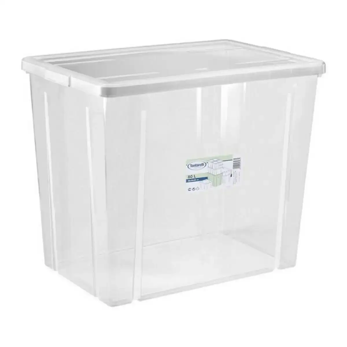Boi te de rangement avec couvercle tontarelli 80 l transparent 59 x 39 x 48 cm_8546. DIAYTAR COTE D'IVOIRE - Votre Destination pour un Shopping Unique. Parcourez notre catalogue et trouvez des articles qui vous inspirent et vous édifient.