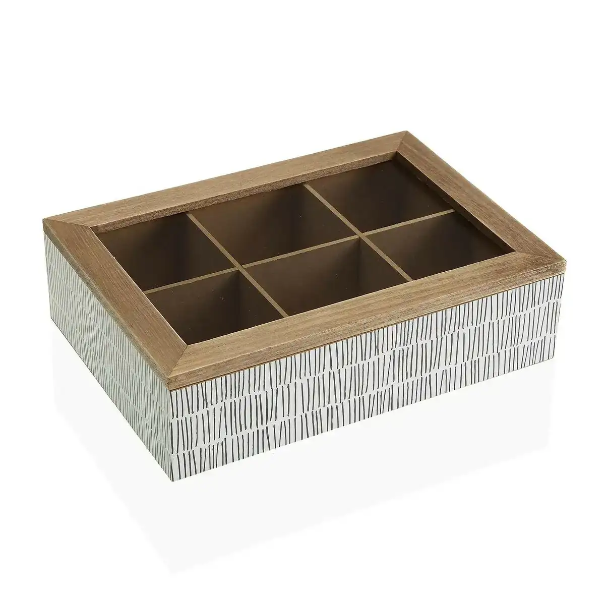 Boi te pour infusions versa new lines bois 17 x 7 x 24 cm_6506. DIAYTAR COTE D'IVOIRE - L'Art du Shopping Sublime. Naviguez à travers notre catalogue et choisissez parmi des produits qui ajoutent une touche raffinée à votre vie quotidienne.
