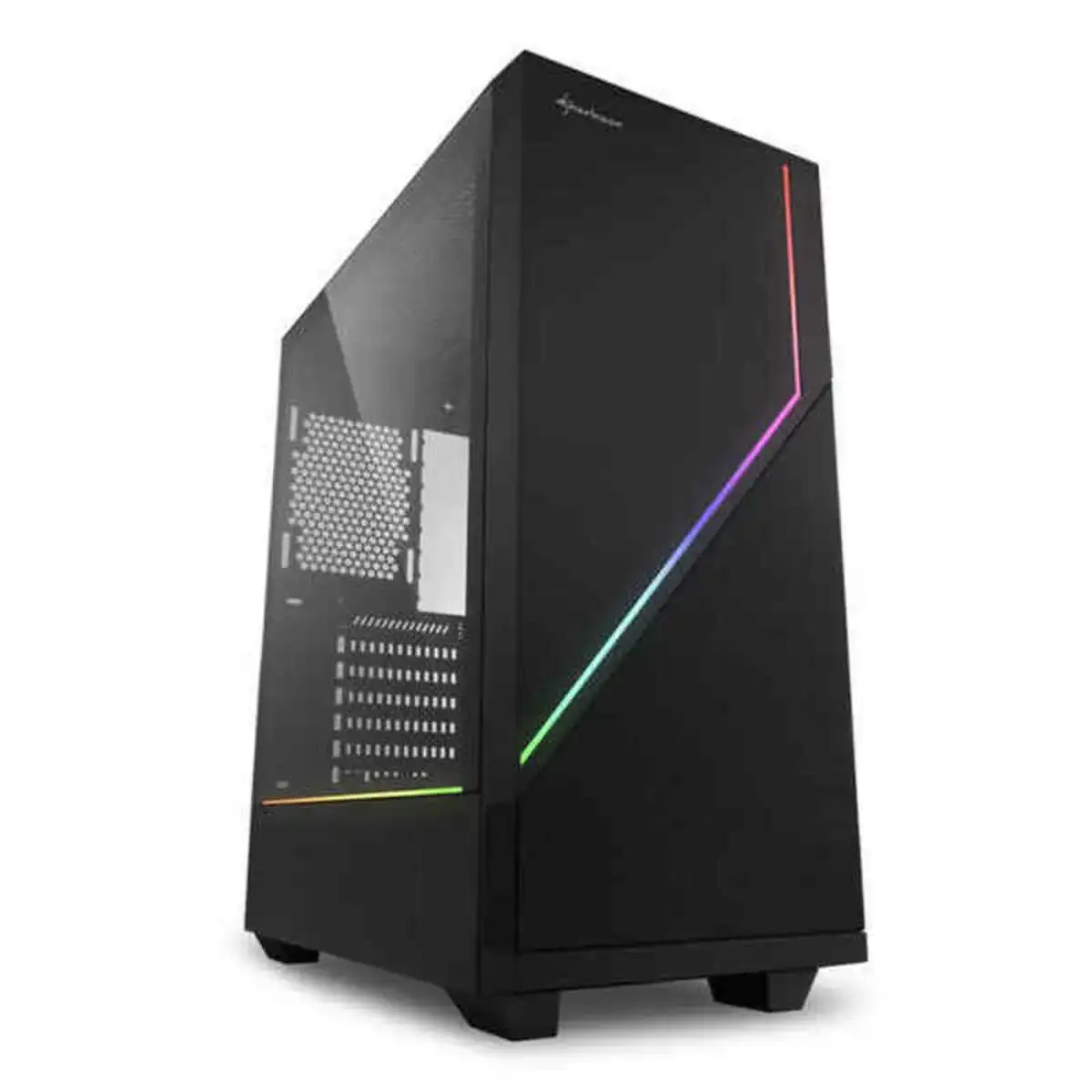 Boi tier semi tour atx sharkoon 4044951028146 noir_3164. DIAYTAR COTE D'IVOIRE - Où Choisir Rime avec Qualité. Découvrez notre sélection soigneusement conçue et choisissez des articles qui incarnent l'excellence et l'innovation.