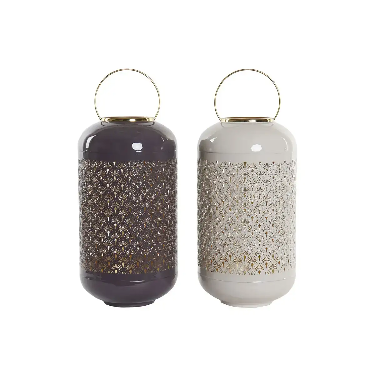 Bougeoir dkd home decor beige aluminium 24 x 24 x 57 cm mauve clair 2 unite s_8196. DIAYTAR COTE D'IVOIRE - Votre Plateforme Shopping de Confiance. Naviguez à travers nos rayons et choisissez des produits fiables qui répondent à vos besoins quotidiens.