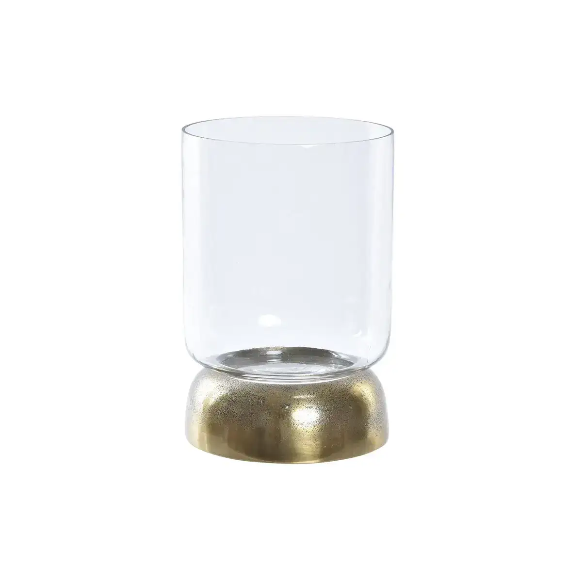 Bougeoir dkd home decor cristal dore aluminium 14 x 14 x 21 cm_8150. DIAYTAR COTE D'IVOIRE - Là où Chaque Achat a du Sens. Explorez notre gamme et choisissez des produits qui racontent une histoire, du traditionnel au contemporain.