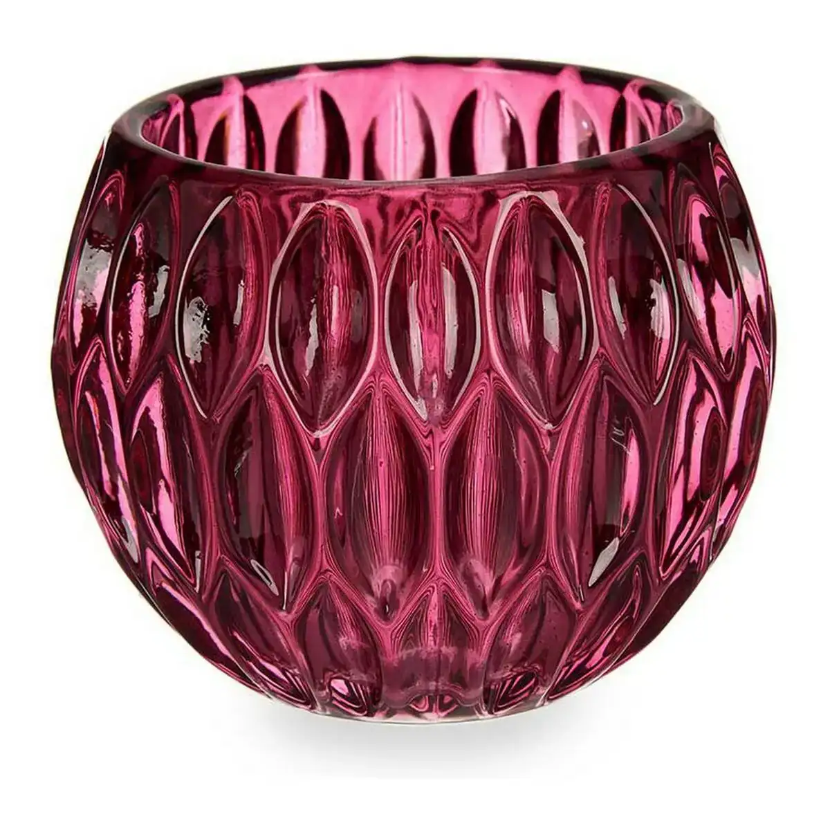 Bougeoir hexagonal cristal rose 11 x 9 x 11 cm_5016. DIAYTAR COTE D'IVOIRE - Votre Destination pour un Shopping Éclairé. Parcourez notre boutique en ligne pour découvrir des produits de qualité qui embelliront votre quotidien.