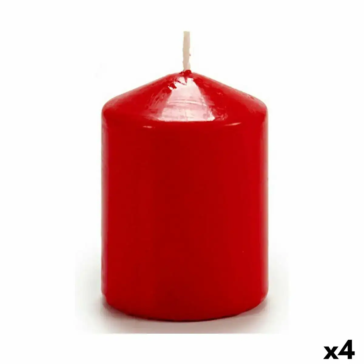 Bougie cire rouge 7 x 10 x 7 cm 4 unite s_9345. Bienvenue sur DIAYTAR COTE D'IVOIRE - Votre Destination Shopping à la Côte d'Ivoireaise. Explorez notre boutique en ligne et découvrez une gamme variée de produits qui capturent l'esprit du Côte d'Ivoire.