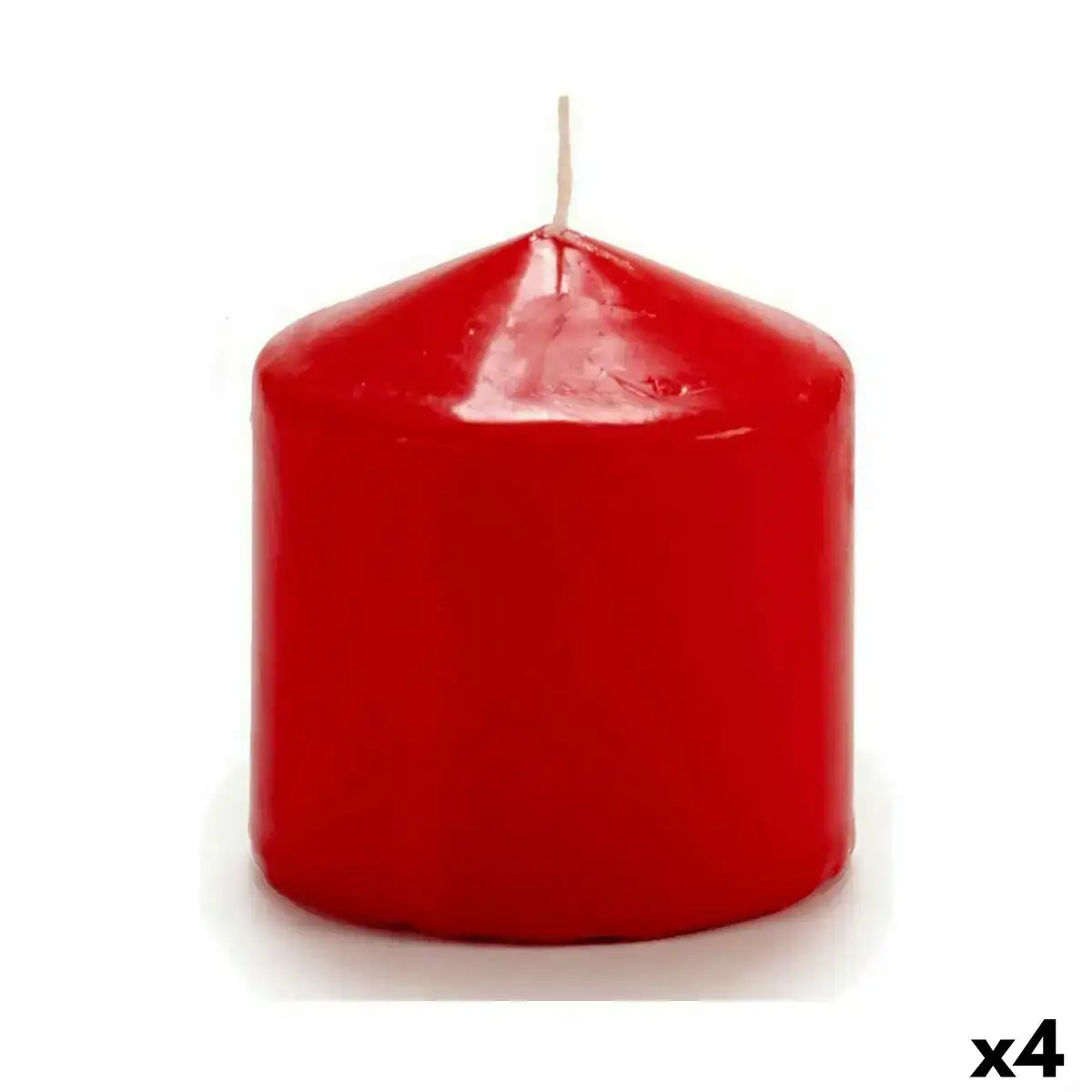 Bougie rouge 7 x 8 x 7 cm 4 unite s_3109. DIAYTAR COTE D'IVOIRE - Votre Source de Découvertes Shopping. Découvrez des trésors dans notre boutique en ligne, allant des articles artisanaux aux innovations modernes.