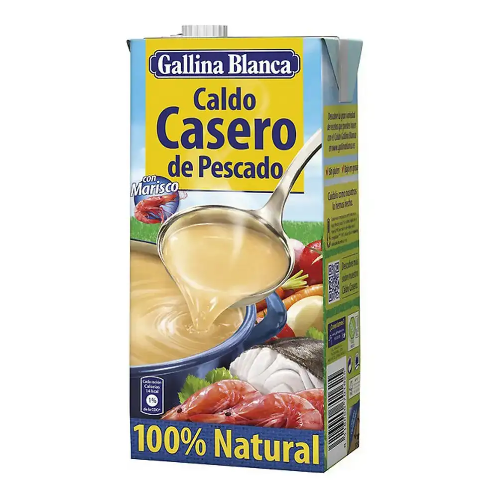 Bouillon gallina blanca poisson 1 l_2104. DIAYTAR COTE D'IVOIRE - L'Essence de la Tradition et de la Modernité réunies. Explorez notre plateforme en ligne pour trouver des produits authentiques du Côte d'Ivoire, tout en découvrant les dernières tendances du monde moderne.