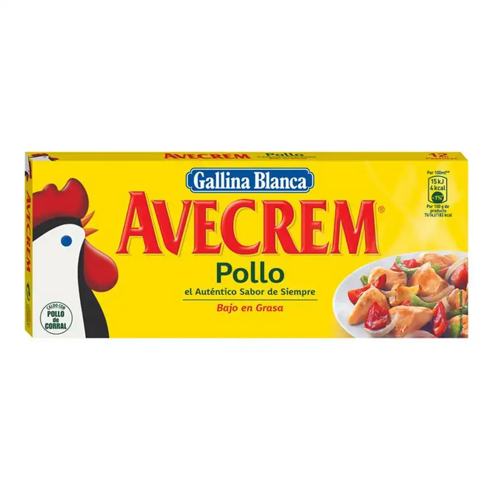 Bouillon poulet avecrem 12 uds_5043. DIAYTAR COTE D'IVOIRE - Votre Passage Vers l'Excellence Shopping. Découvrez un catalogue en ligne qui offre une expérience d'achat exceptionnelle, avec des produits soigneusement sélectionnés pour satisfaire tous les goûts.